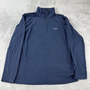 Patagonia Micro D Fleece Pullover Navy Blue Men’s Size L